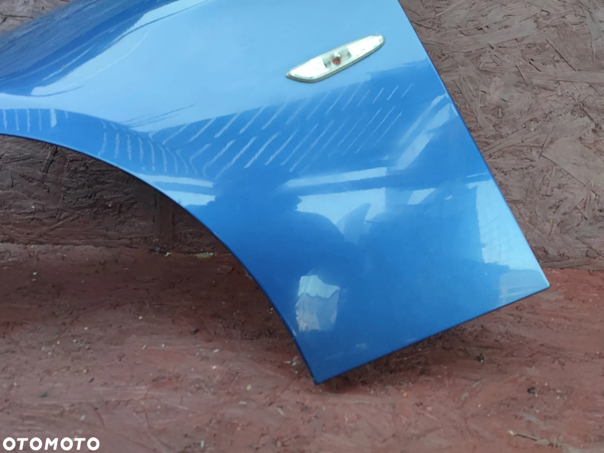 BMW E90 / E91 / E91LCI / E90 LCI ORYGINALNY PRZEDNI BŁOTNIK LEWY PEZEDNI W KOLORZE  W LE MANS BLAU METALIC 381 O NR.   41 35 7 135 679 OEM W DOBRYM STANIE - 5