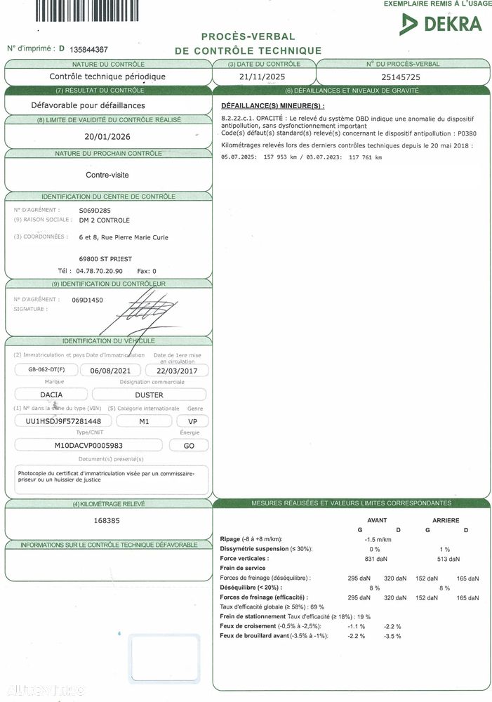 Dacia Duster dCi 110 2WD Prestige - 36