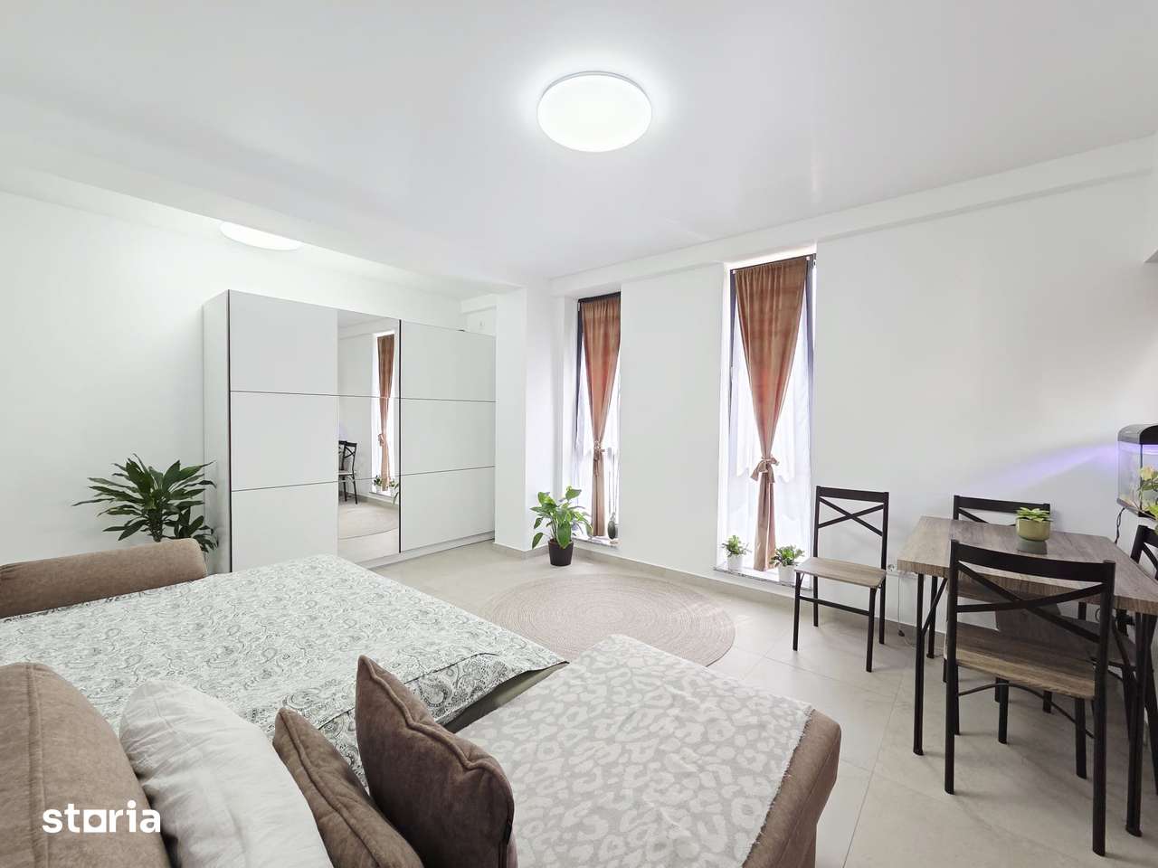 Apartament cu o camera Bloc Nou CT cu inc in pard partial mobilat — fotografia 1