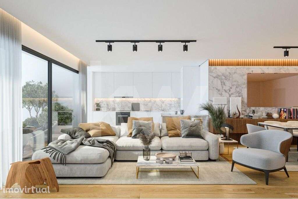 EXTRAORDINÁRIO APARTAMENTO T3, VARANDA 7.20 m2, LUGAR DE GARAGEM PARA - Grande imagem: 3/36