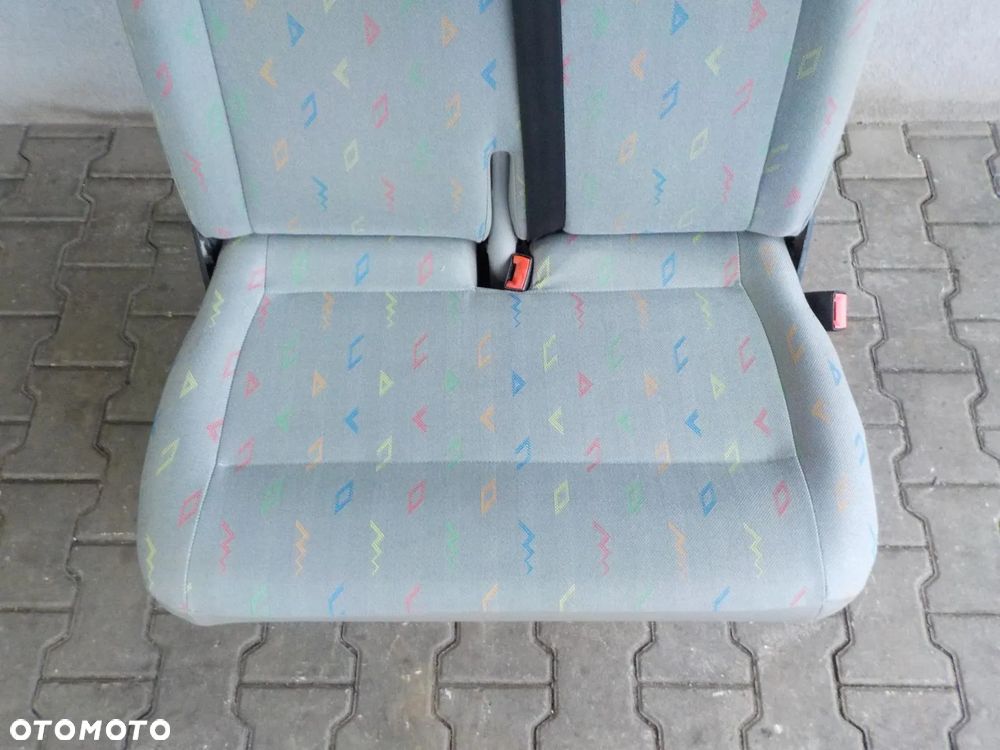 VW T5 FOTEL PODWÓJNY PASAŻERA PRZÓD DWÓJKA INKA - 3