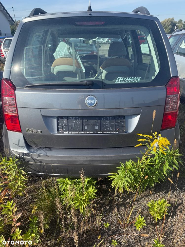 KLAPA TYLNA FIAT IDEA (KLAPA + SZYBA) SILNICZEK WYCIERACZKI ZAMEK TAPICERKA