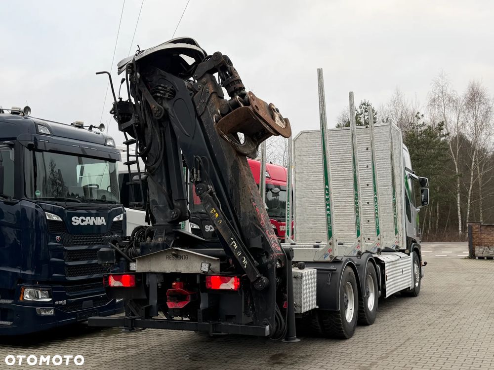 Scania Scania R650 bez EGR pełna opcja palfinger epsilon Z 2x wysów 2018/19 6x4 - 12