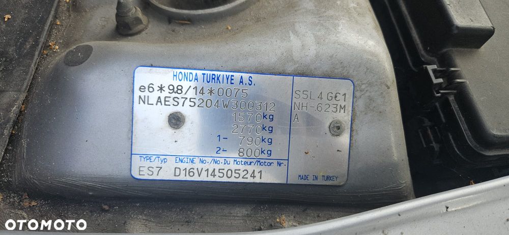 HONDA CIVIC VII 1.6VTEC 04-05 NH623M ALTERNATOR KOMPLETNY - 28