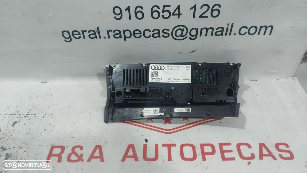 Comando Sofagem Climatronic Audi A4 B8 8K2820043M Original - 2