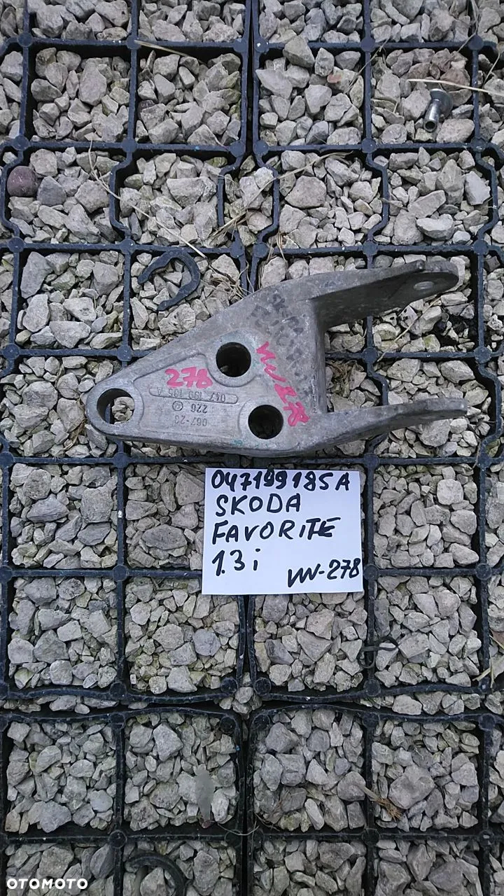 VW ŁAPY NR1 0-650  VOLKSWAGEN AUDI SEAT SKODA ALUMINIOWE ŁAPA MOCOWANIE PODSTAWA - 22