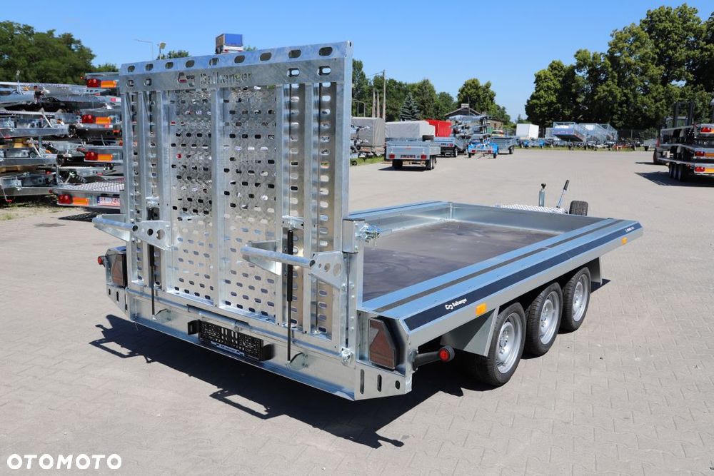 Inny Balhanger DIGGER 3540 Przyczepa pod minikoparkę/sprzęt budowlany 400x175x20cm TRAP WJAZDOWY DMC 3500kg - 7