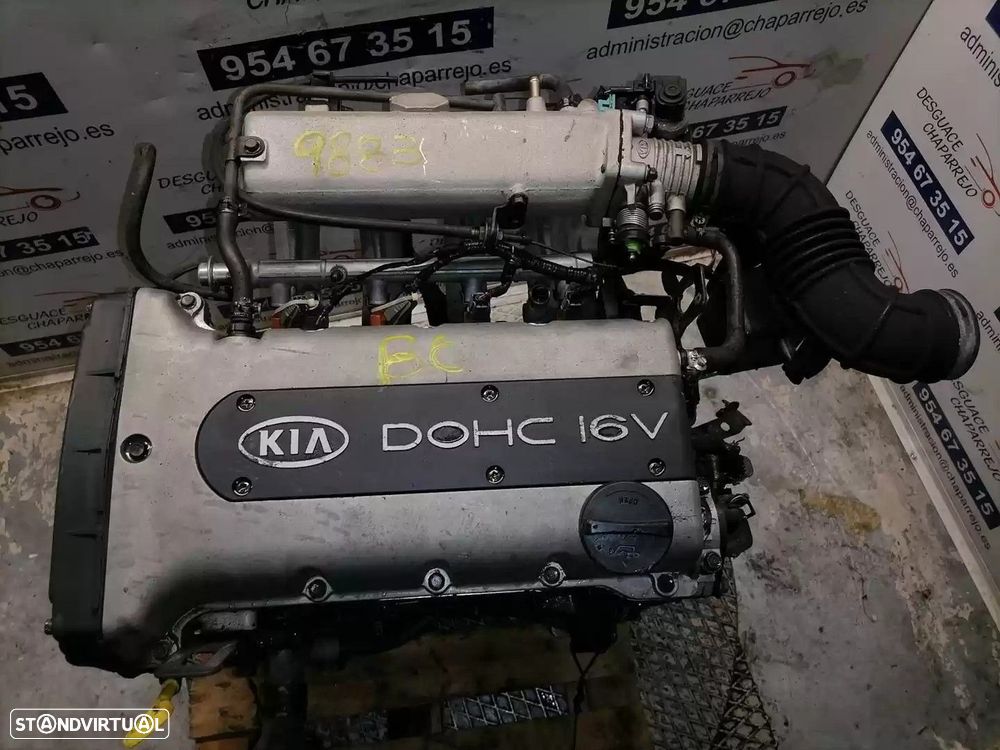 MOTOR COMPLETO KIA CARENS II LIMUSINA 2001 -TB - 4