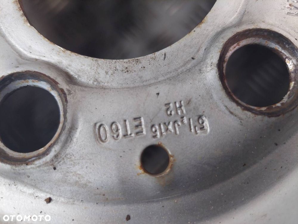 FELGI STALOWE 4SZT 5,5JX15 ET60 MERCEDES-BENZ VITO W638 6384011501 - 2