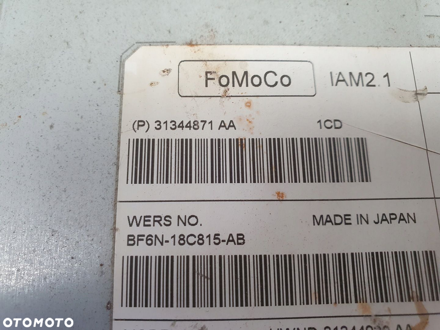 Volvo V40 II V60 S60 II CZYTNIK PŁYT CD radio nawigacja 31344871 31344871AA - 3