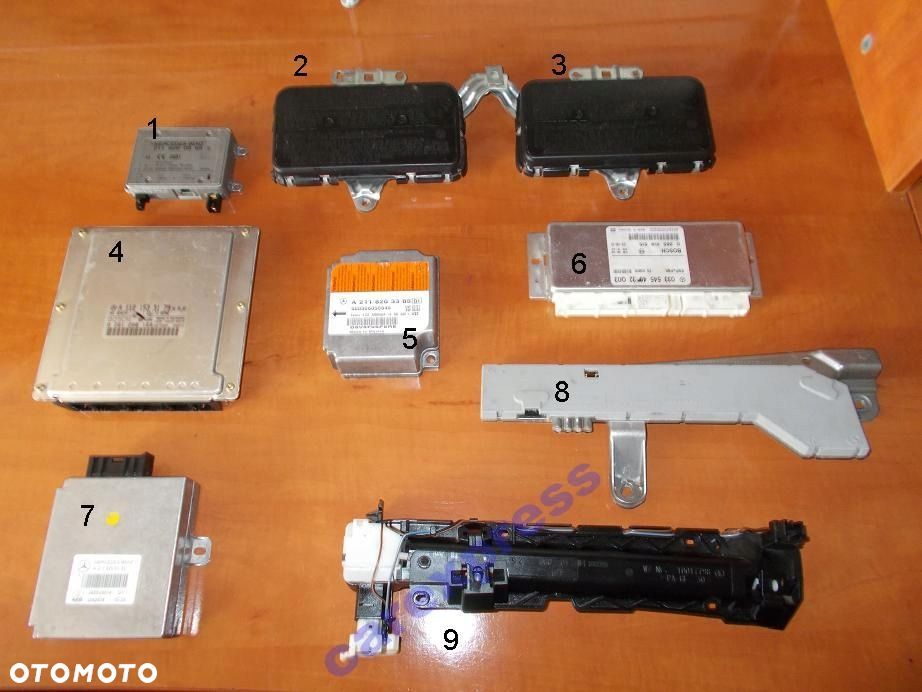 KOPUTER MODUŁ STEROWNIK SILNIKA MERCEDES W211 W203 - 1