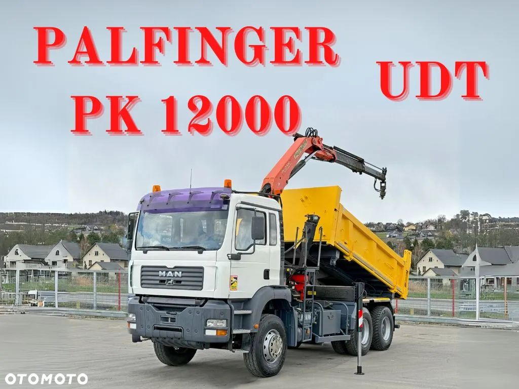 MAN TGA 33.350 * WYWROTKA 4,70 m * PK 12000 * 6x4 * STAN BDB - 1
