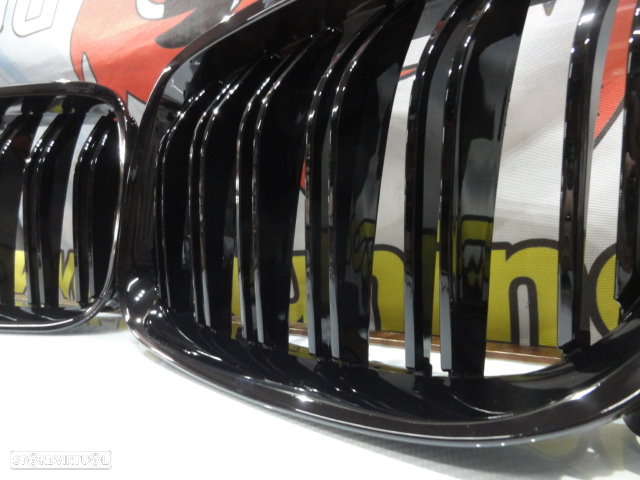 Grelha frontal BMW Serie 5 F07 2008-2017 M4 look / dupla lamina - 8