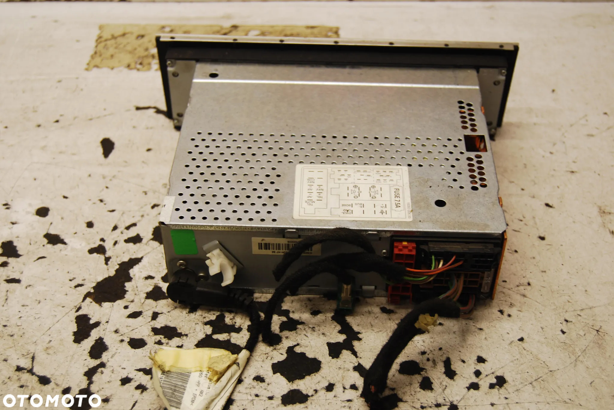 RADIO AUDI CONCERT CD 8E0035186D AUDI A4 B7 B6 8E0035186 - 5