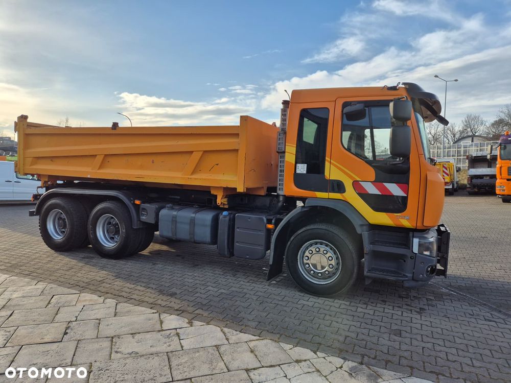 Renault PREMIUM DXI LANDER D 370 / 6X4 / WYWROTKA TYŁ / HYVA / HYDROBURTA Z BOKU / CZOŁOWNICA / NISKI PRZEBIEG / BEZWYPADKOWY / 6X4 / EURO 4 - 10