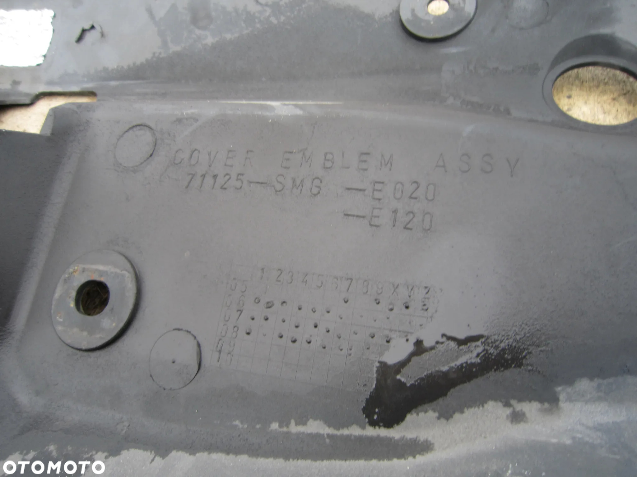 Osłona pokrywa pasa przedniego Honda Civic VIII 71125-SMG-E020 - 3