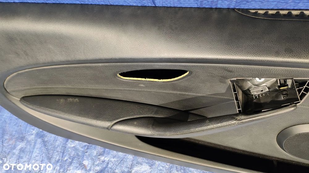 BOCZEK TAPICERKA DRZWI LEWY PRZÓD CZARNY PODUSZKA AIRBAG BMW E63 E64 - 5