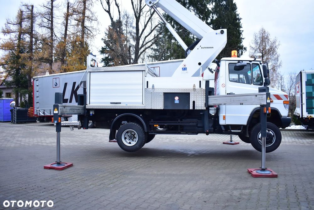 Mercedes-Benz Vario 816 / Euro 5/ 4x4/ Zwyżka/ Podnośnik koszowy Ruthmann TB 220/ 22 m. / Steiger/ Hubarbeitsbühne/ Reduktor ! / Sprowadzony z Niemiec/ Stan Perfekcyjny ! - 6