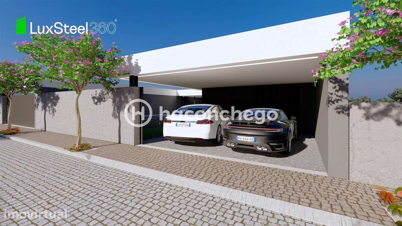 Moradia T3 individual térrea com piscina em condomínio fechado Carvalh - Grande imagem: 4/10