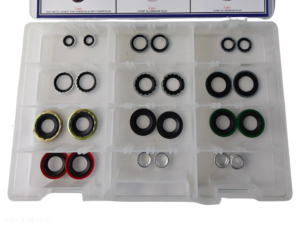 Zestaw O-ringów kapturków do klimatyzacji 361 szt. FULL BOX Magneti Marelli 007950025510 - 2
