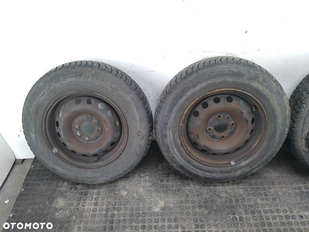 FELGI STALOWE KOMPLET 13 Z OPONAMI FIAT PANDA II 5.00BX13H - 6