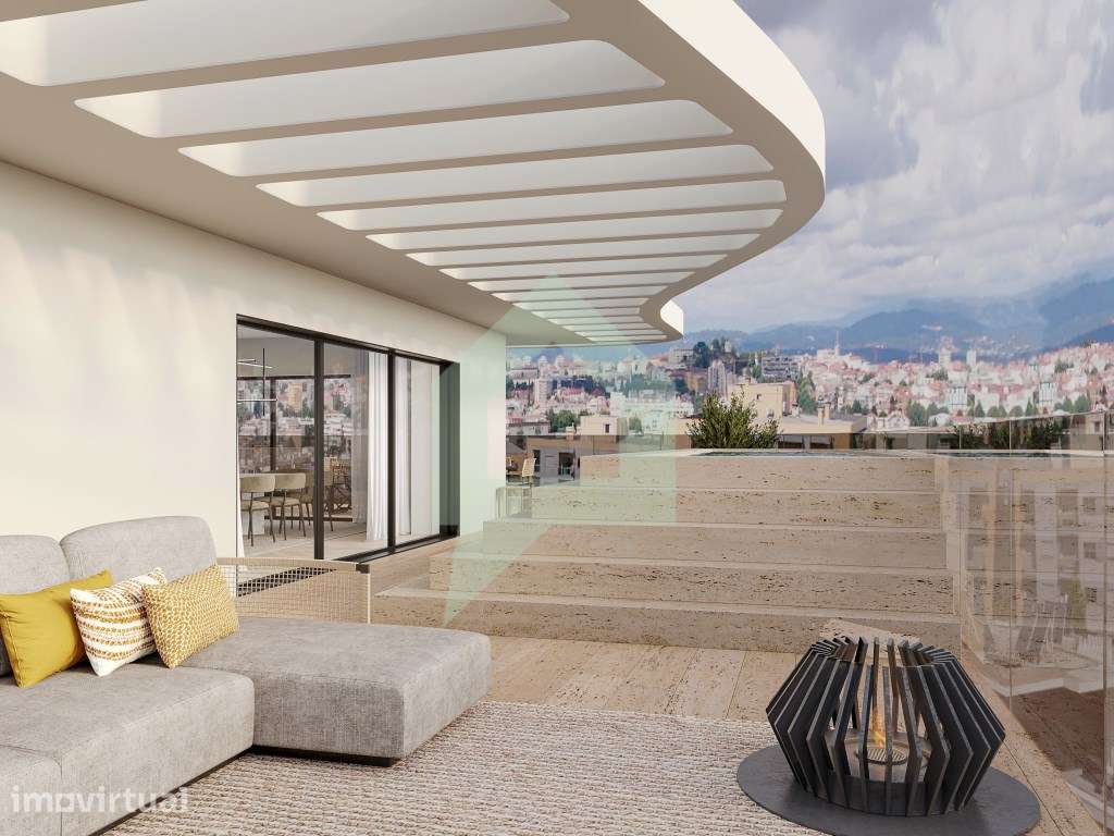 Apartamento T4 Exclusivo Penthouse em Lux Tower Fraião e Lamaçães, ... - Grande imagem: 3/37