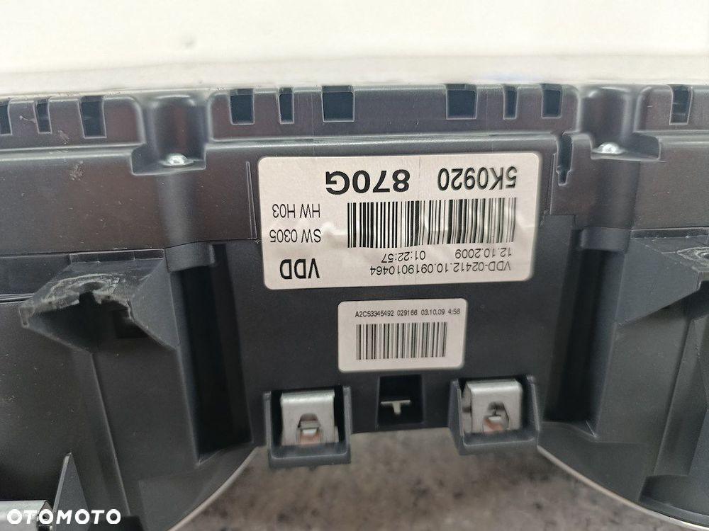 LICZNIK VW GOLF VI 5K0920870G A2C53345492 2.0 TDI - 7