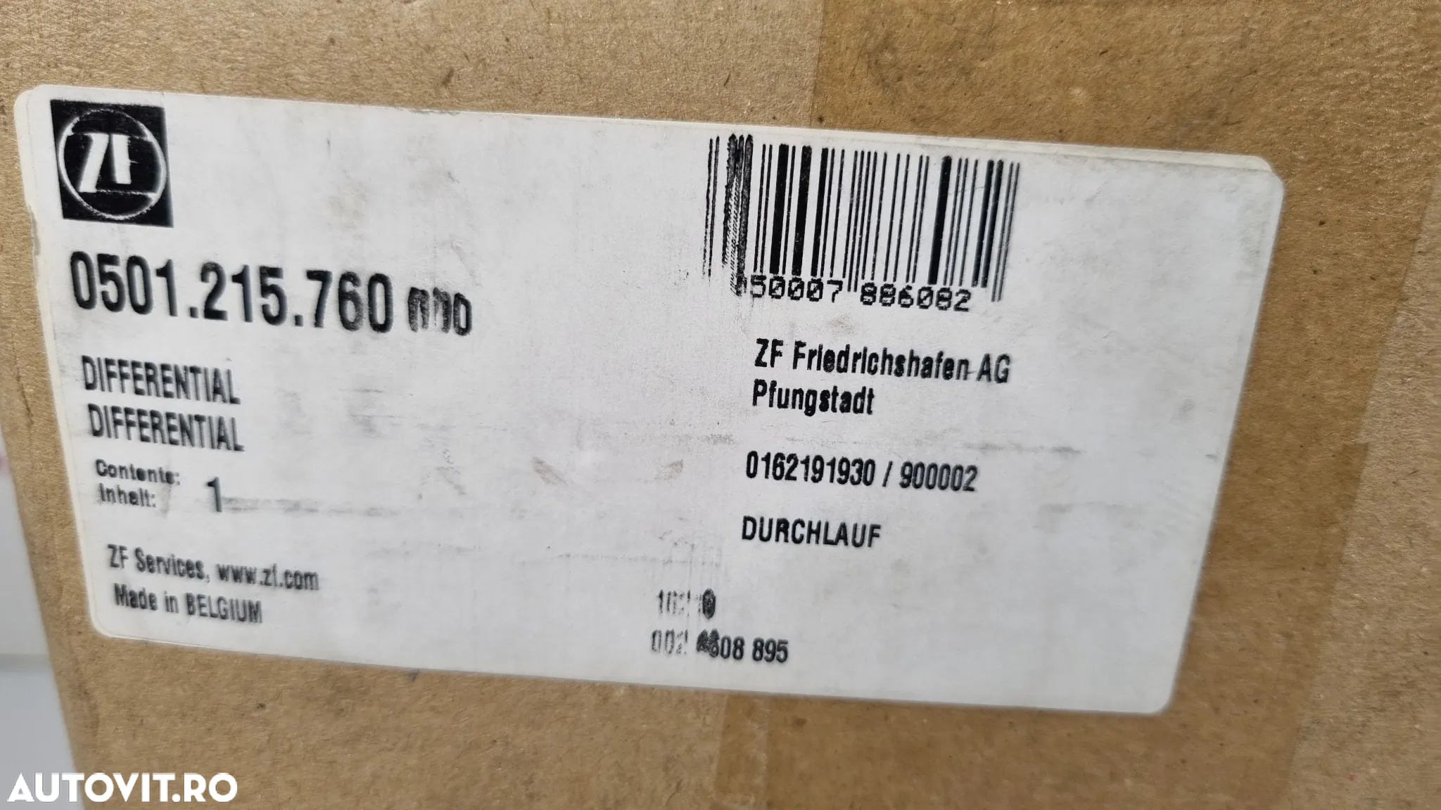 Grup Diferential Spate Quattro 0501215760 / Cutie Automata ZF8HP55A / ZF6HP28A / AUDI A8 QUATTRO 3.0TDI 2011+ / BMW 730xDrive 2006+ - 4