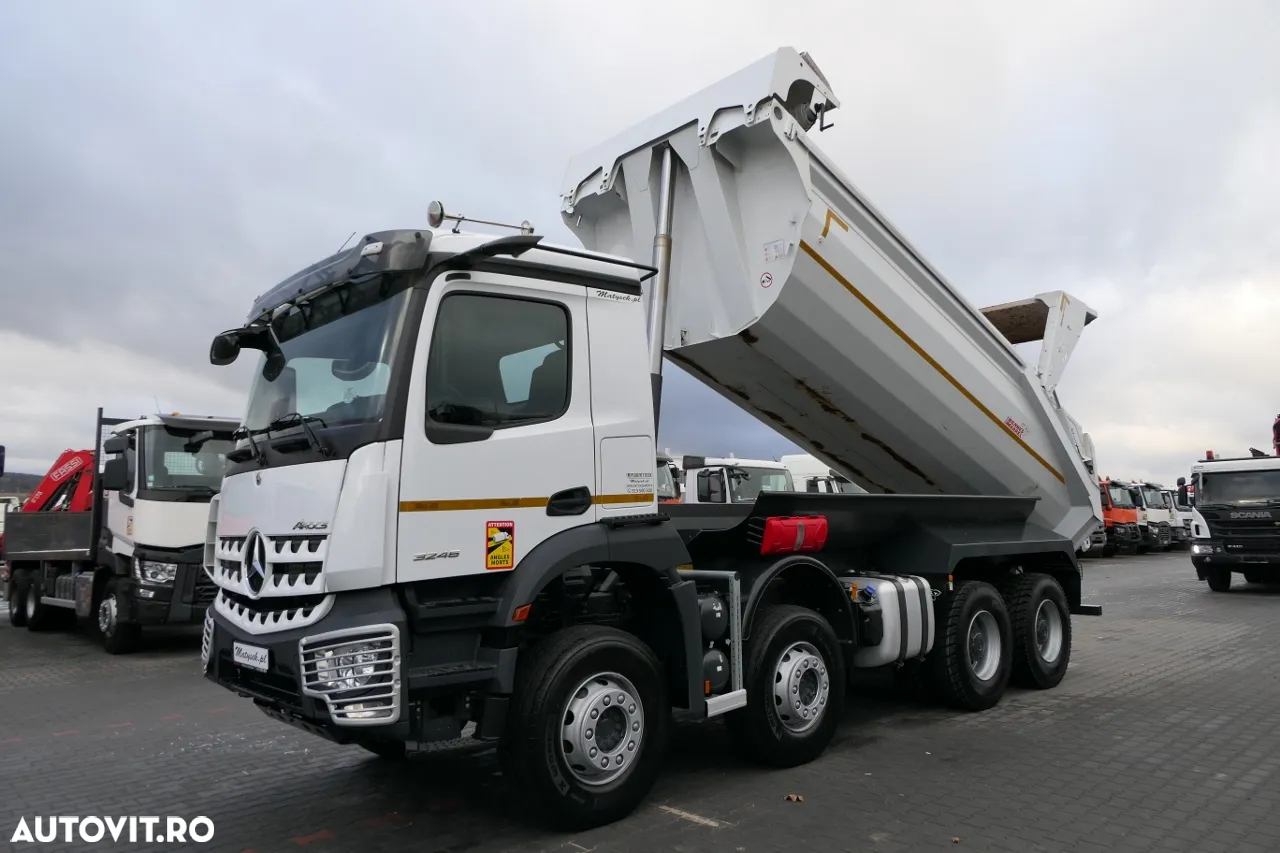 Mercedes-Benz AROCS 3246 / 8x4 / BASCULANTE / BASCULANTE SPATE / EURO 6 / PNEURI 100% - 2