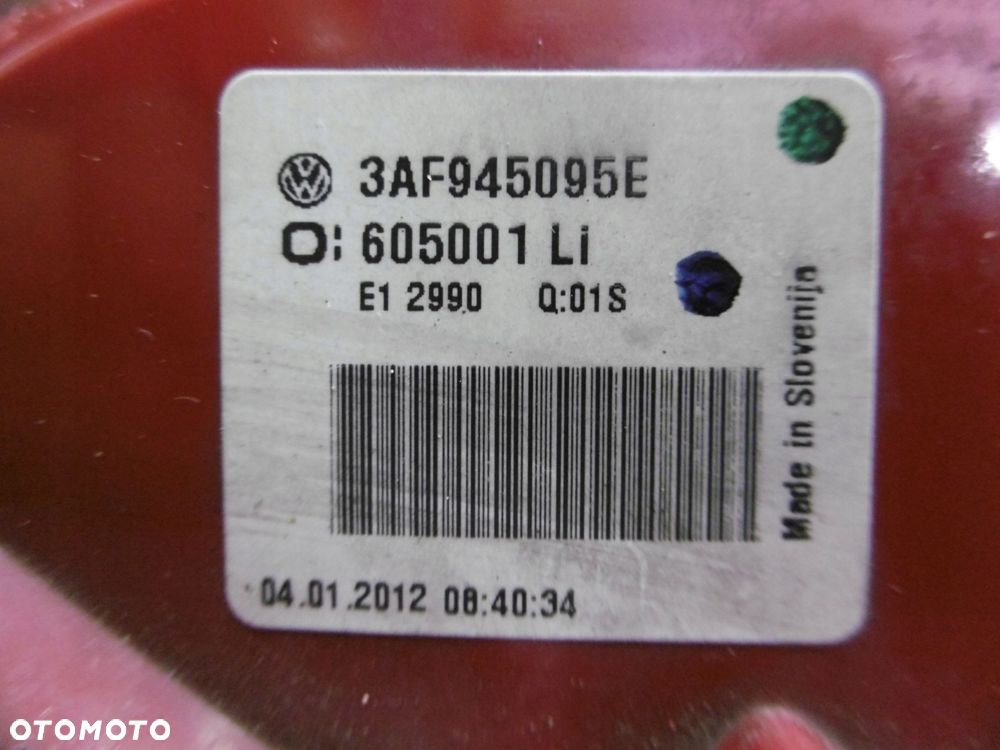 VW PASSAT B7 KOMBI 3AF - lampa tylna lewa - 3