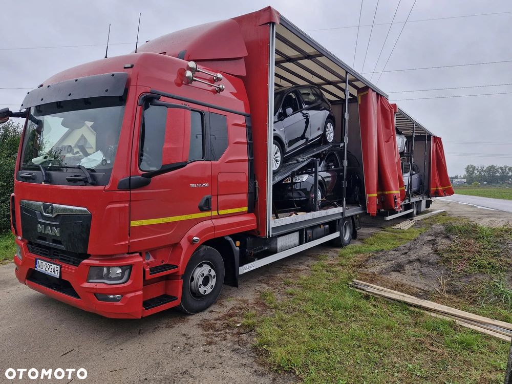 MAN TGL plandeka laweta na 5 aut - 2