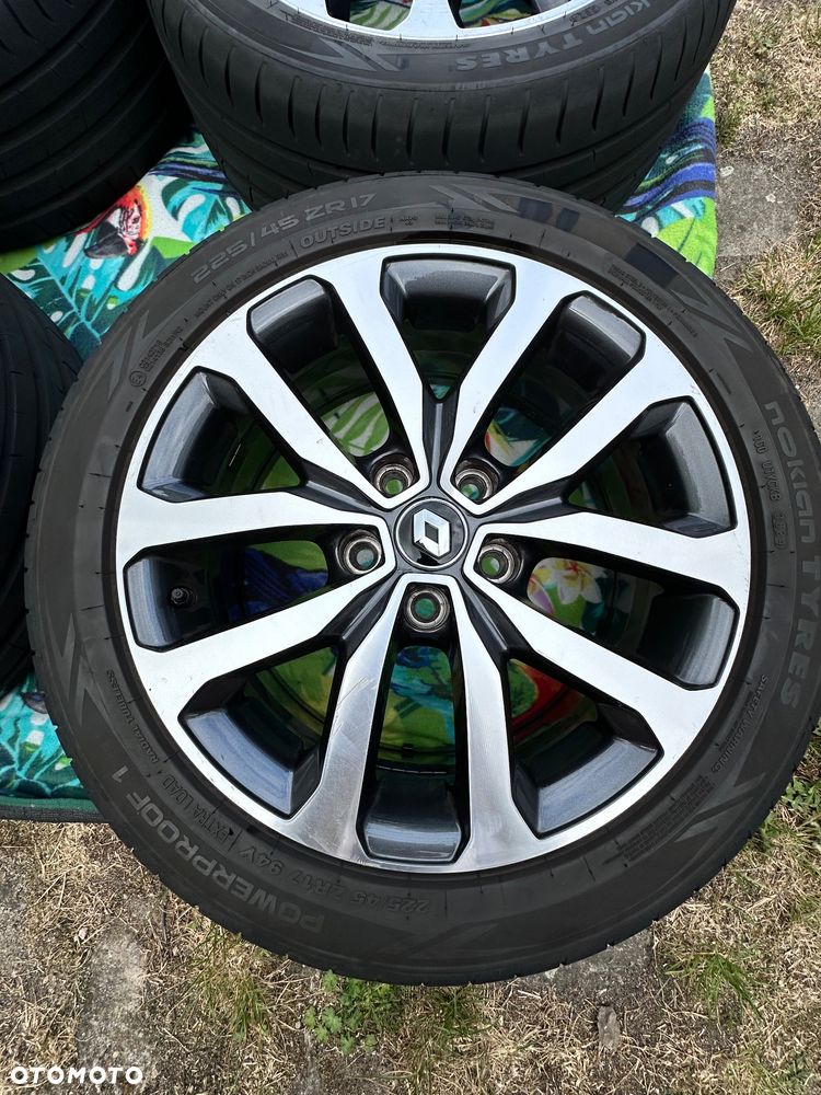 Oryginalne felgi Renault 17” + opony letnie - 2