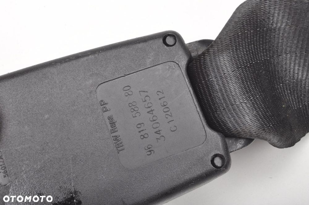 CITROEN DS3 ZAPIĘCIE PASÓW BEZPIECZEŃSTWA TYŁ 9681958880 - 3