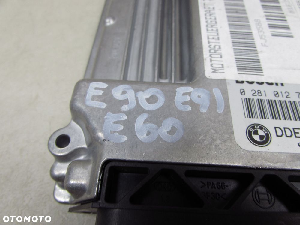 BMW SERII 7 E60 E61 E90 3.0D 05-12 KOMPUTER STEROWNIK 7799856 0281012707 - 9