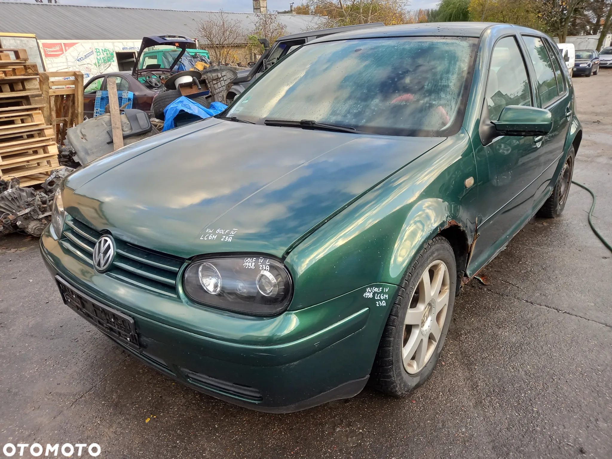 VW GOLF IV DRZWI LEWY TYŁ LEWE TYLNE LC6M - 11