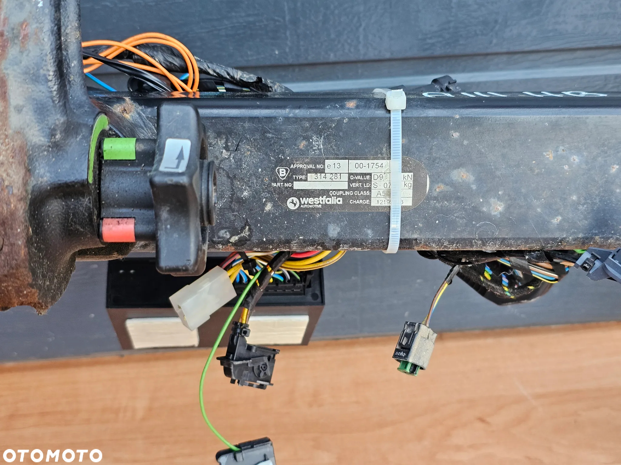 HAK HOLOWNICZY WIĄZKA ODPINANY GNIAZDO 13/7 PIN MODUŁ OPEL ASTRA H HATCHBACK - 13