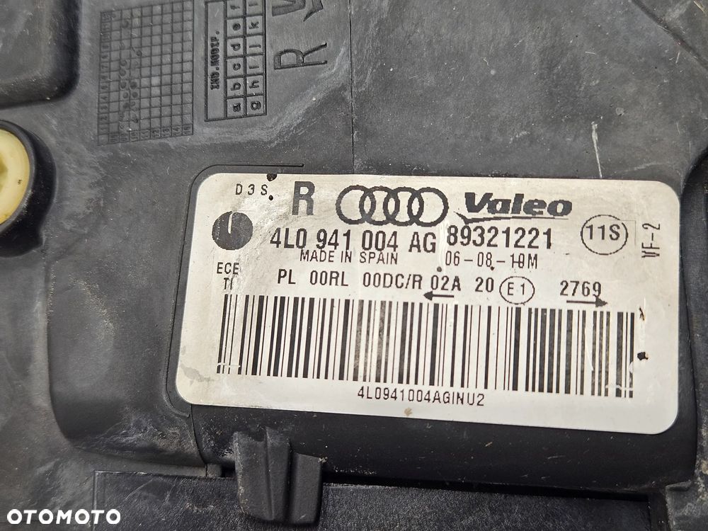 AUDI Q7 4L LIFT 09-15R LAMPA PRZOD XENON PRAWA 4L0941004AG LEWA 4L0941003AG UK - 11