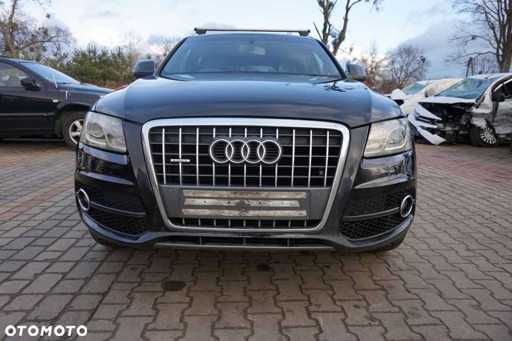 MASKA ZDERZAK BŁOTNIKI LAMPY Q5 I 8R LZ9Y XENON SPRYSKI S-LINE AUDI 2008-2012 CZARNY PRZÓD KOMPLETNY - 20