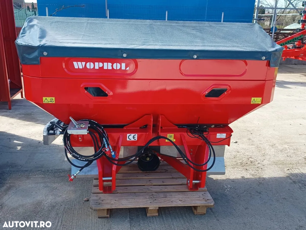 WOPROL Junior II Plus - 1200 litri - masina de imprastiat ingrasaminte - 5