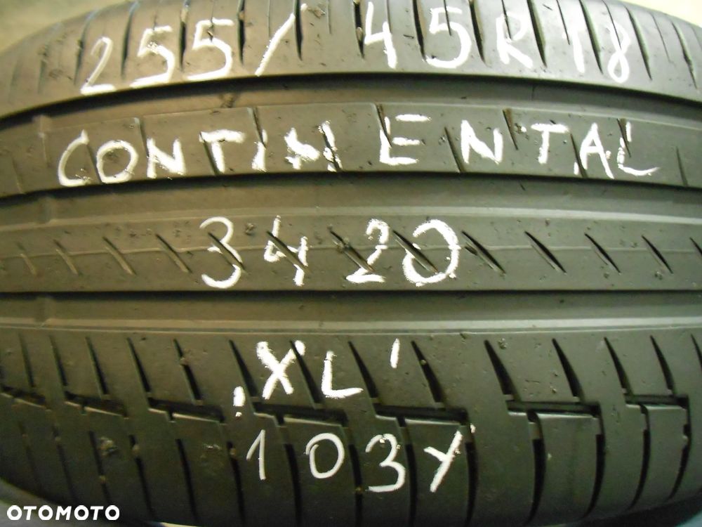 OPONA POJEDYNKA 255/45R18 CONTINENTAL PREMIUM CONTACT 6 XL DOT 3420 6.1MM - 1