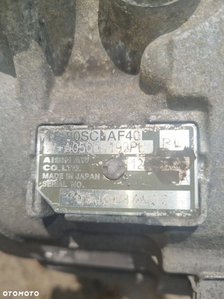 Skrzynia biegów Opel Vectra C Fiat Croma 1.9 CDTI TF-80SC AF40 - 3