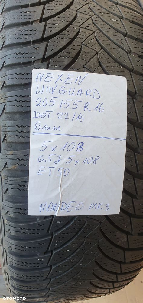 Felgi stalowe z oponami 5x108 6,5J 205/55 R16 6mm 2216 - 15