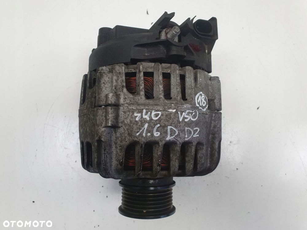 ALTERNATOR Volvo S40 II V50 1.6 D D2 _ 120A 30659701 oryginał - 7