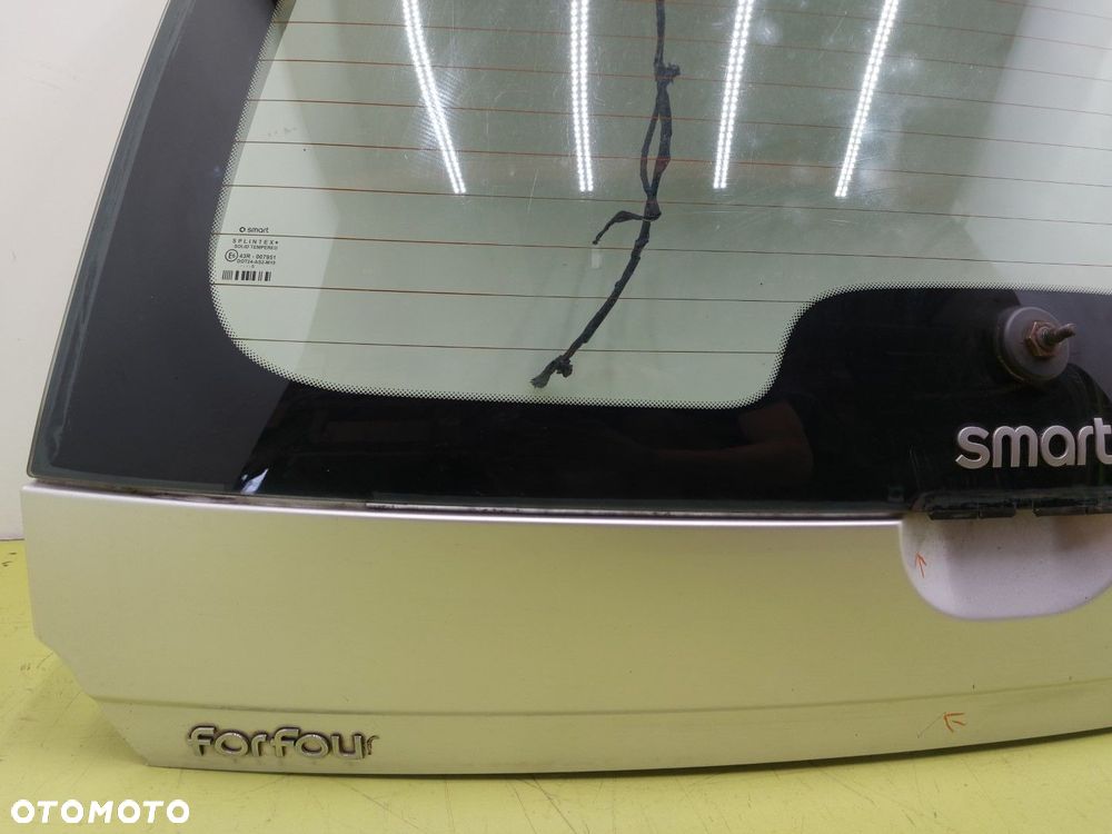 Klapa tył tylna SMART FORFOUR I 2004-2006 EAR - MELON GREEN SREBRNY - 4