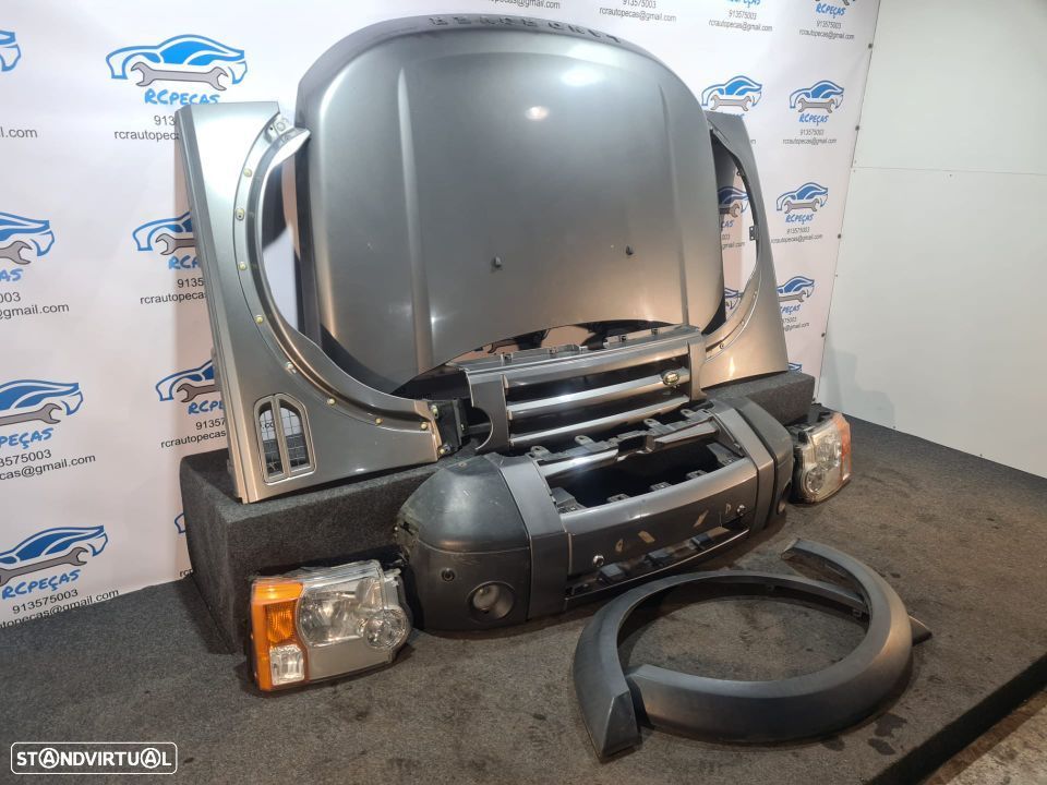FRENTE COMPLETA LAND ROVER DISCOVERY III 3 MK3 CAPOT PARACHOQUES GUARDALAMAS OTICAS GRELHA AROS - 2