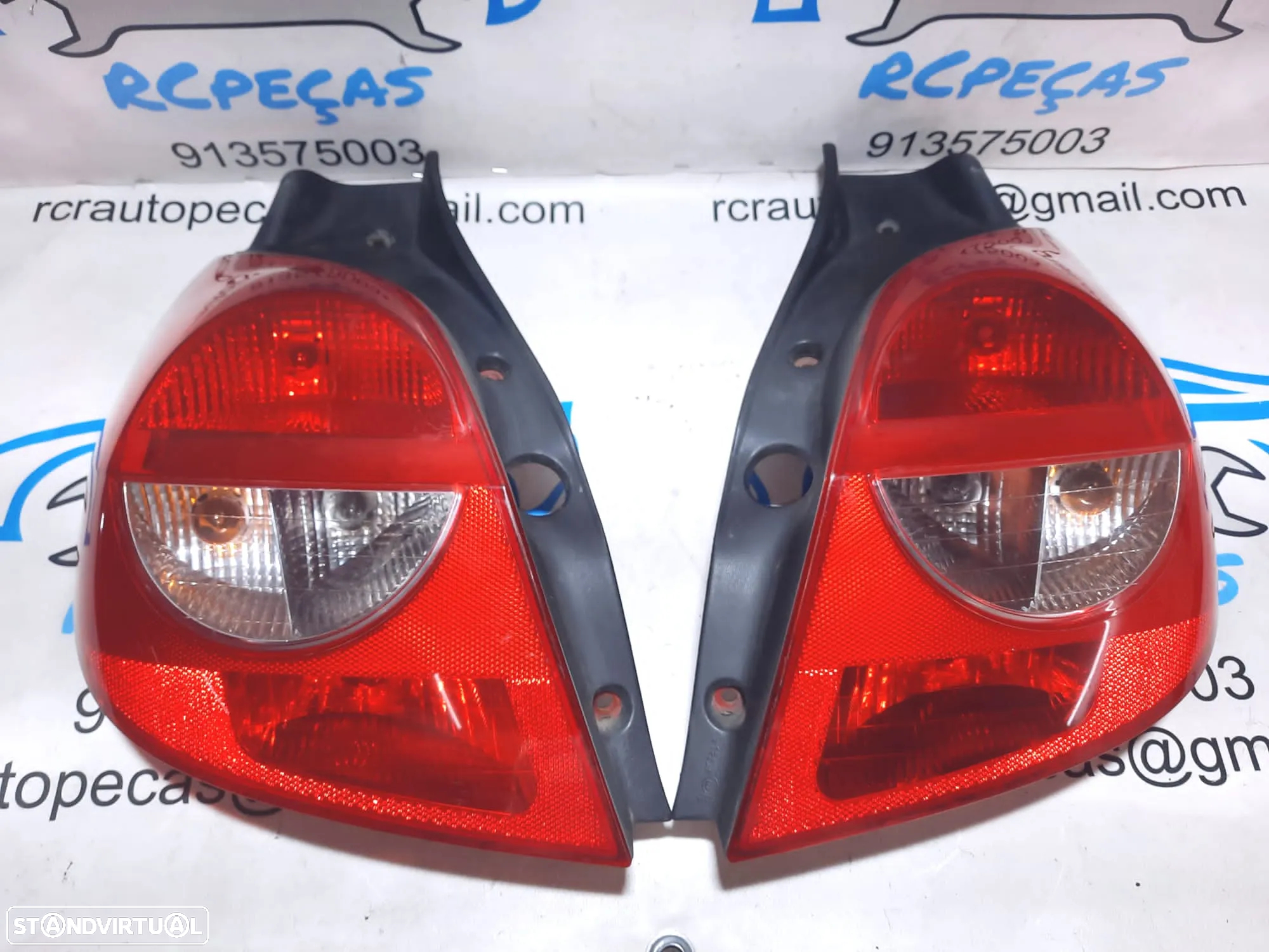 FAROLIM FAROLINS ESQUERDO DIREITO TRASEIRA TRÁS RENAULT CLIO III 3 MK3 FASE II 2 8200886925 8200886946 - 6