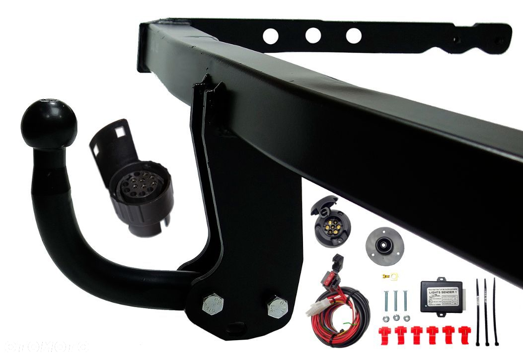 HAK HOLOWNICZY + MODUŁ + WIĄZKA + GNIAZDO 7 PIN + 7/13 FORD GALAXY 3 III S-MAX SMAX MK1 I 2006-15 - 4