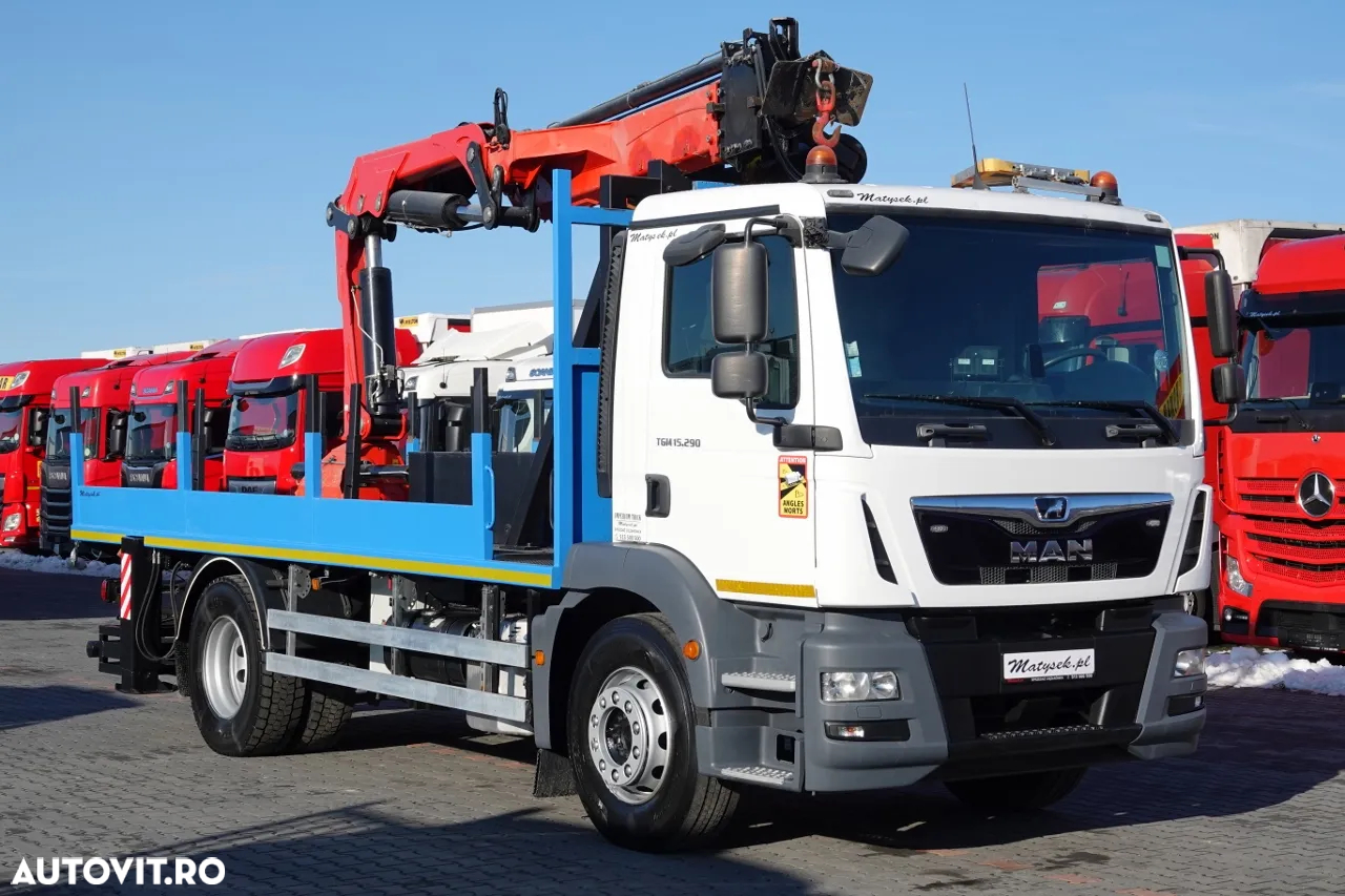 MAN TGM 15 .290 / HDS HC 190 + FORATOR 2 mb / FORMAT / RADIO CONTROL / EURO 6 / MANUAL / 2019 - 4