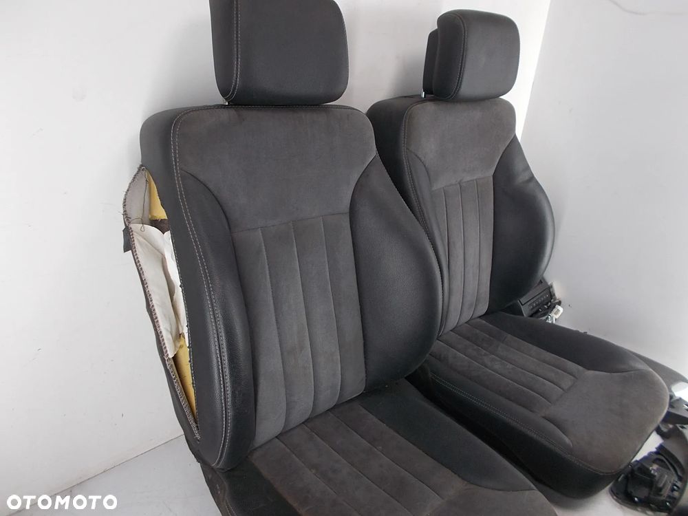 Zagłówek fotel tapicerka Mercedes ML W164 AMG osłona fotela - 5