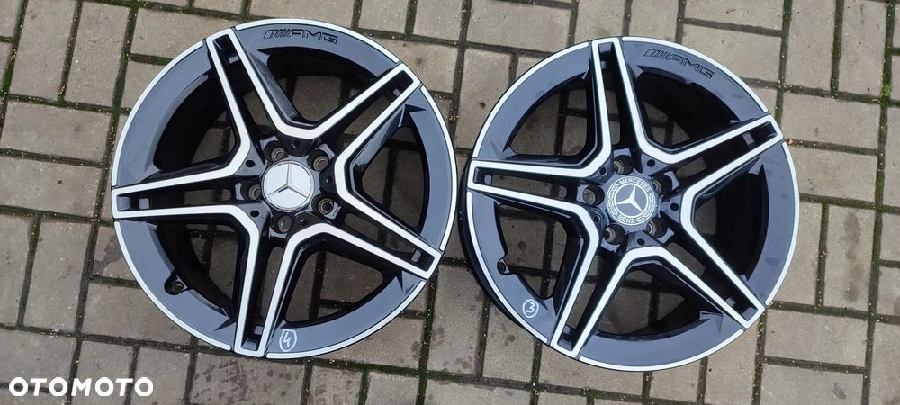 FELGI ALUMINIOWE 5x112 AMG 8jx18 CALI ET40 fi 66.6 MERCEDES C E CLA CLS VKLASA VITO GLA KOMPLET 4 SZTUKI - 14